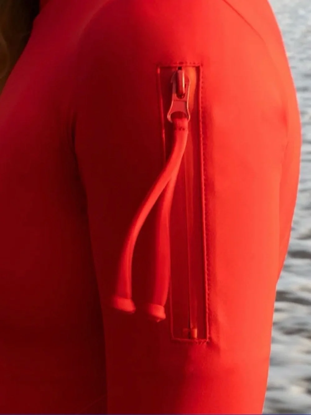 Periscope Surf Swimsuit One Piece in Sambal Red